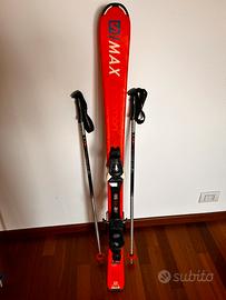 Sci SALOMON S-MAX  JR 130 e bastoncini