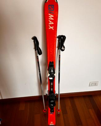 Sci SALOMON S-MAX  JR 130 e bastoncini