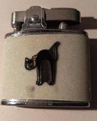 Accendino vintage Willow gatto nero