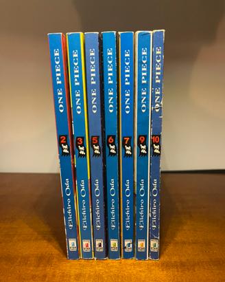 Manga One piece edizione blu prima edizione 2-10💕📚
