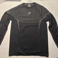 Gymshark Onyx 5.0 Seamless Long Sleeve T-Shirt XL
