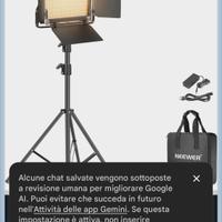 NEEWER 660 pannello led + softbox ns4s upgraded