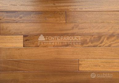 Parquet Iroko tradizionale massello 15x90x800-900