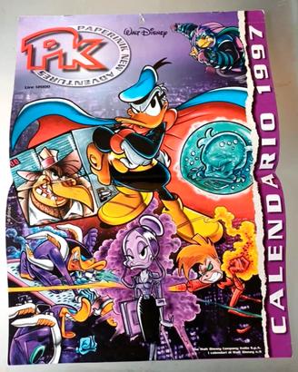 PK Paperinik Calendario Disney 1997 vintage