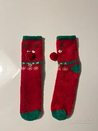 Calzine in ciniglia natalizie ed abbigliamento