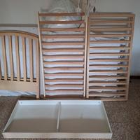 letto lettino per neonato con sponde abbassabili