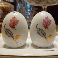 Uova porcellana Sale e Pepe anni '70