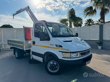 IVECO DAILY 35 C 10 HPI CASSONE FISSO CON GRU BONF