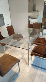 Tavolo in vetro 180x90