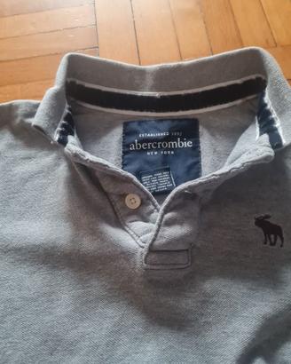 Polo a maniche corte Abercrombie in cotone piqué