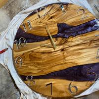 orologio in resina epossidica 