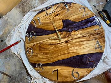 orologio in resina epossidica 