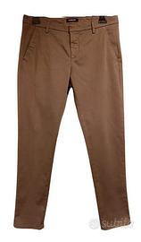 Pantalone slim da uomo in cotone beige - Dondup