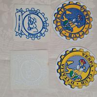  5 toppe e adesivi vespa club Italia