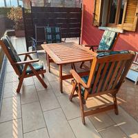 Set tavolo da giardino +4  Sedie