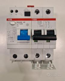 Interruttore magnetotermico differenziale 2P C63