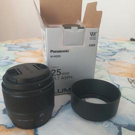 Obiettivo Panasonic Lumix 