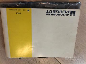 Libretto uso manutenzione Pegaut 205