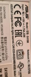 notebook asus E410M