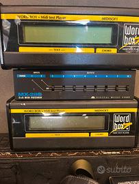 2 Midisoft Word Box + MX-28S MIDI Patchbay