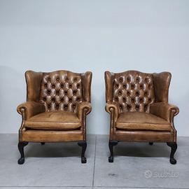 Poltrone chesterfield bergere anni 50... chester 
