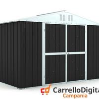 Box giardino lamiera zincata 327x155 nero