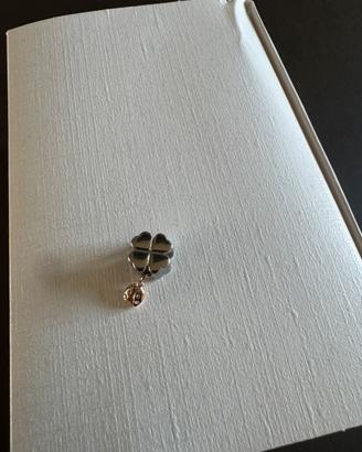 Charm orig.Morellato a quadrifoglio con coccinella