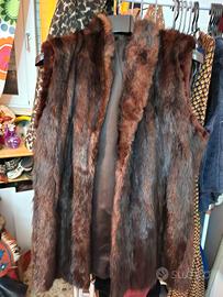 gilet lungo pelliccia visone