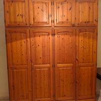 Armadio in legno per camera da letto