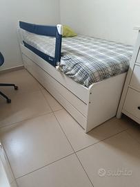 letto ikea slakt con letto scorrevole  inferiore