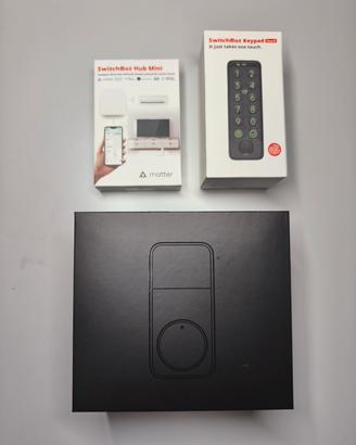 Kit SwitchBot (Lock Pro + Keypad Touch + Hub Mini)