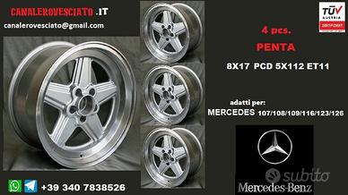 Cerchi AMG penta 8x 17 5x112 et11 mercedes