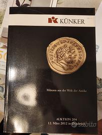 Lotto 4 Cataloghi Asta Numismatica KÜNKER - Monete