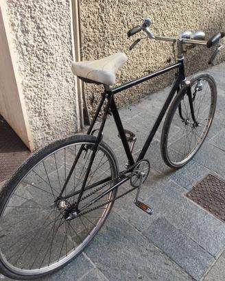 Bicicletta epoca Ghidini restaurata doppio faro