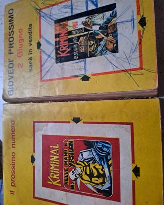 5 fumetti Kriminal e 1 fumetto batman nembo kid