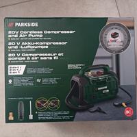 Compressore pompa aria 20V Parkside 