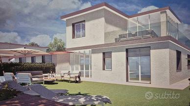 Villa di 120 m² con 4 locali e box auto doppio a C