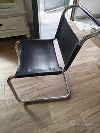 sedia acciaio tubolare