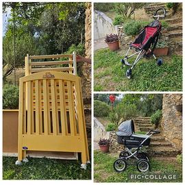 Lettino infanzia-carrozzina-passeggino