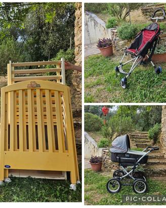 Lettino infanzia-carrozzina-passeggino
