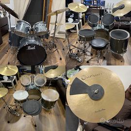 Batteria Pearl Roadshow 22’’ e Ride Turkish 20’’
