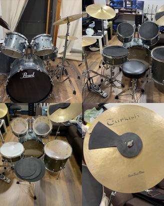 Batteria Pearl Roadshow 22’’ e Ride Turkish 20’’