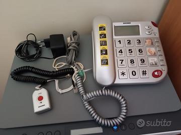 Brondi Super Bravo Plus Telefono Fisso, Argento -