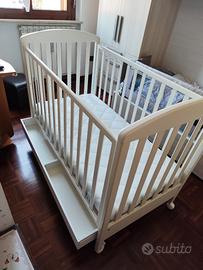 Lettino infanzia Erbesi + materasso Simam