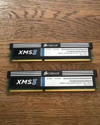 RAM Corsair XMS3 DDR3 8GB (2x4GB) 1600MHz CL9