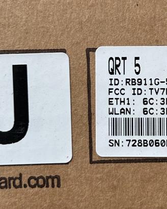 MikroTik RouterBOARD QRT 5 RB911G-5HPnD-QRT