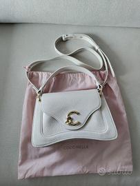 Borsa Coccinelle C-Me small Bianca 