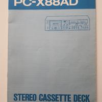 Aurex Toshiba PC-X88AD istruzioni