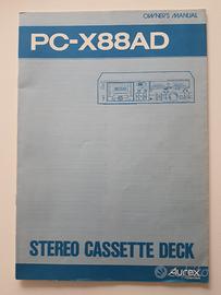 Aurex Toshiba PC-X88AD istruzioni