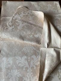 TESSUTO AVORIO DAMASCATO